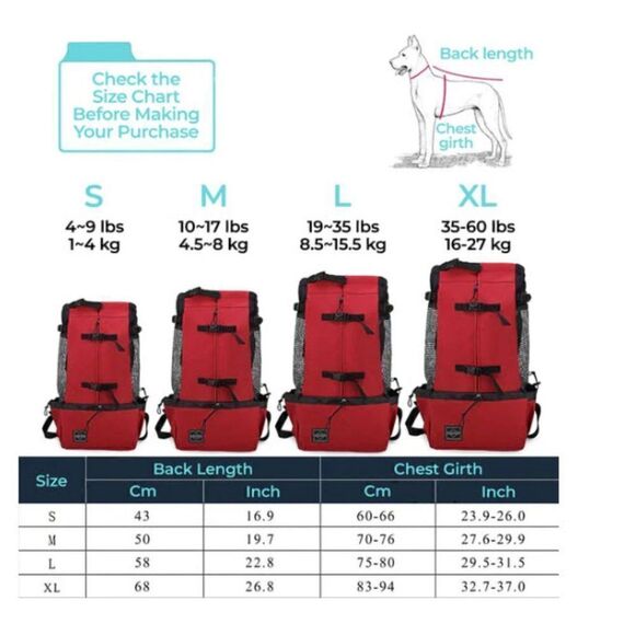 Outdoor Breathable Pet Dog‎ Backpack - Picture 8 of 8